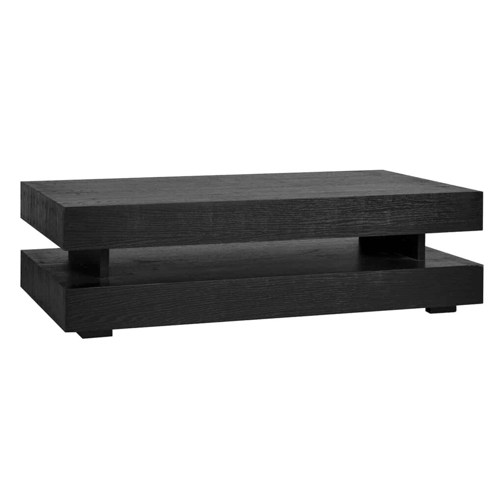 6506 BLACK - Salontafel Oakura Blok H (Black)