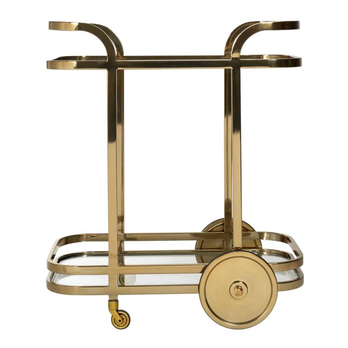 9421 - Trolley X.O. goud met glas (Gold)