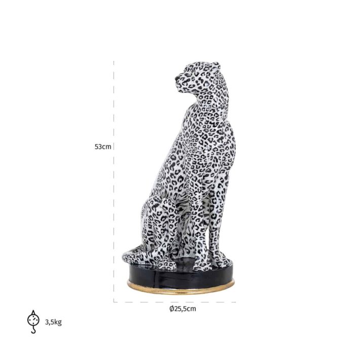 #¿NOMBRE? - Deco object Cheetah (Black/white)