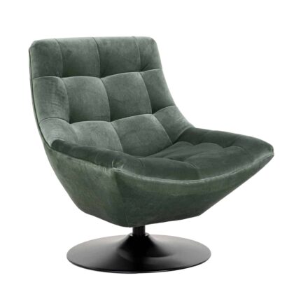 S5128 JADE VELVET - Draaifauteuil Richelle Jade Velvet (Genova 504 Jade)