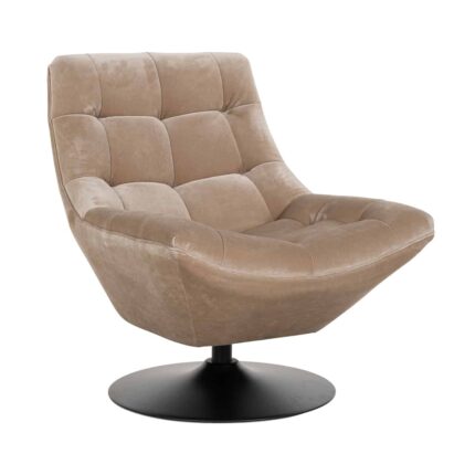 S5128 SAND VELVET - Draaifauteuil Richelle Sand Velvet (Genova 904 Sand)