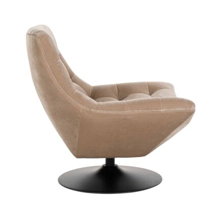 S5128 SAND VELVET - Draaifauteuil Richelle Sand Velvet (Genova 904 Sand)